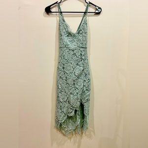 Women’s LuLu Lace Mint open back Size Small dress